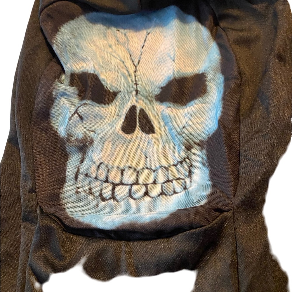 Kids Skeleton Costume with Hood - Picture 4 of 4